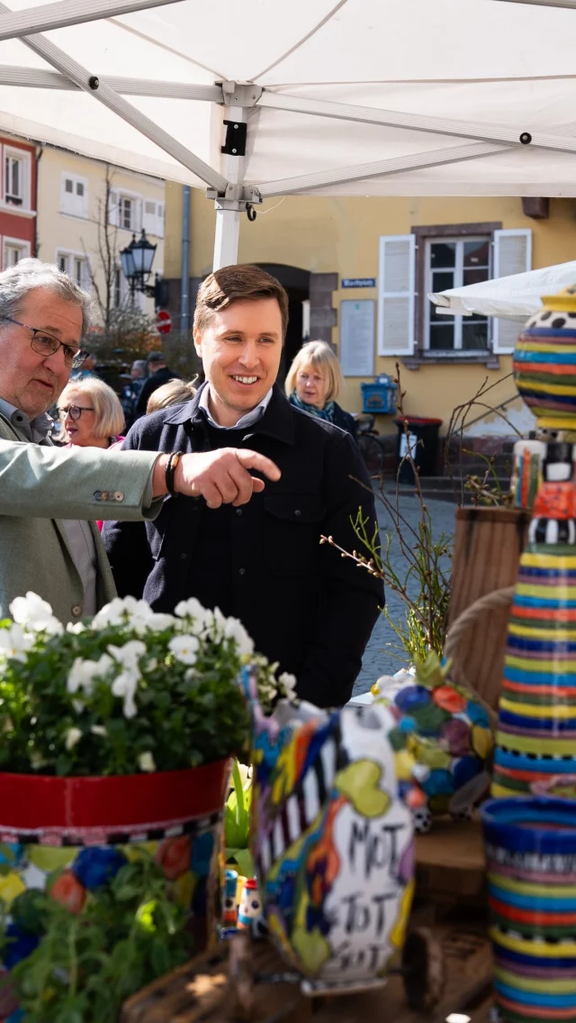 ☀️Unterwegs im Saarland bei bestem Wetter!

Schön, dass ich den jährlichen Keramikmarkt in Homburg eröffnen durfte 😊
Wichtig für die Innenstadt: Auch morgen haben die Geschäfte geöffnet – kommt vorbei und kauft vor Ort!

#saarland #homburg