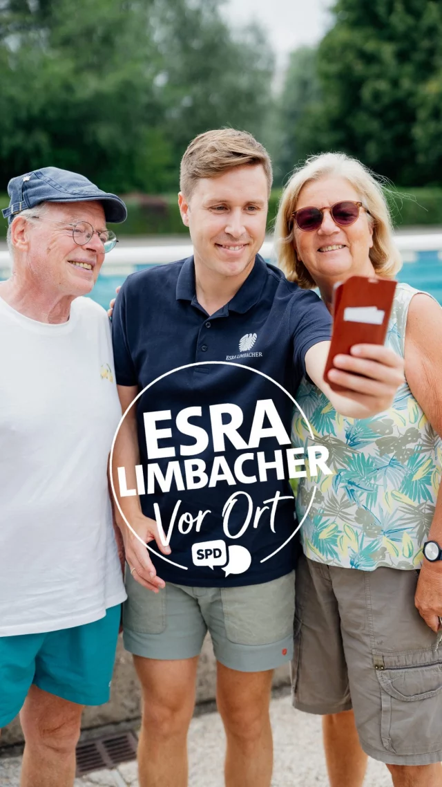 📍 Vor Ort in Limbach

Zurück im Freibad meiner Jugend: dem Solarfreibad Limbach. 🏊‍♂️☀️ Bis heute ist es weit über den Ort hinaus beliebt – gleichzeitig stehen dringend notwendige Sanierungen an.

Mit der Bademeisterin Maria (richtig heißt es Meisterin für Bäderbetriebe) habe ich über ihre tägliche Arbeit und die Bedeutung gut ausgebildeter Fachkräfte für unsere Schwimmbäder gesprochen. Ihr Ausbildungsberuf wird immer seltener und ist doch so enorm wichtig für unsere Schwimmbäder.

Der @foerderverein_solarbad_limbach , Ortsvorsteher und Bürgermeister haben mir außerdem gezeigt, wo Investitionen notwendig sind. Klar ist: Dafür brauchen unsere Kommunen auch Unterstützung von Land und Bund. Dafür hat die Landesregierung und Bundestag Förderprogramme auf den Weg gebracht.

Denn Freibäder sind mehr als Abkühlung im Sommer: Hier lernen Kinder schwimmen, Vereine trainieren und Menschen aller Generationen kommen zusammen.

Danke an alle, die sich mit viel Herzblut für die Zukunft des Solarfreibads Limbach einsetzen! 💪